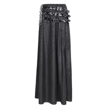 Load image into Gallery viewer, SKT196 Stretchy glazed leather high waist women's skirt