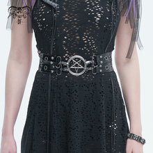 Load image into Gallery viewer, AS153 Inverted five-pointed star double-layer elastic band belt