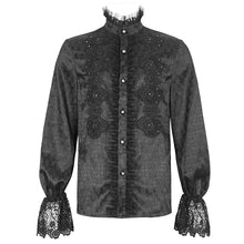Load image into Gallery viewer, SHT111 Gothic stand collar jacquard shirt
