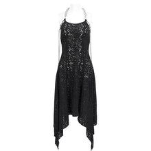 Load image into Gallery viewer, SKT167 metal chain broken hole backless halter dress