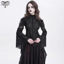 Load image into Gallery viewer, TT27901 Gothic Double Lace Mesh T-Shirt