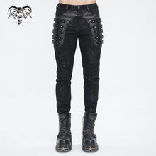 Load image into Gallery viewer, PT228 Punk side buckles men's trousers