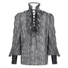 Load image into Gallery viewer, SHT11701 Punk high collar long sleeve men shirt
