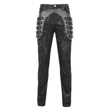 Load image into Gallery viewer, PT228 Punk side buckles men's trousers