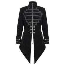 Load image into Gallery viewer, CT21501 black Gothic stand collar tuxedo men's jacket