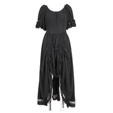 Load image into Gallery viewer, SKT194 Gothic gathered-front tunic dress