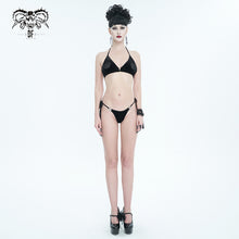 Load image into Gallery viewer, SST02501 Black Pentagram Velvet sexy lingerie