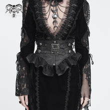 Load image into Gallery viewer, AS325 Glossy Gothic-style cashew-pattern jacquard woven belt