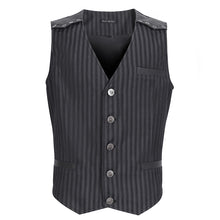 Load image into Gallery viewer, WT08701 Steampunk gentleman striped vest