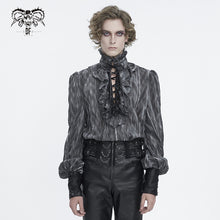 Load image into Gallery viewer, SHT11701 Punk high collar long sleeve men shirt
