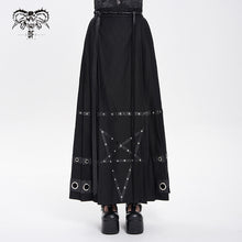 Load image into Gallery viewer, SKT241 Inverted five-pointed star punk horse face skirt
