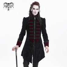 Load image into Gallery viewer, CT249 Gothic jacquard velvet stand collar coat