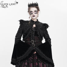 Load image into Gallery viewer, ECT024 Gothic snakeskin short shawl coat