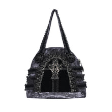 Load image into Gallery viewer, AS29701 Small Gothic-style pleated-pattern handbag