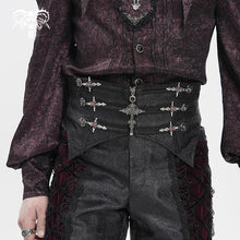 Load image into Gallery viewer, AS291 Gothic Glossy Jacquard Cross Belt