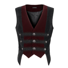 Load image into Gallery viewer, WT07902 Gothic velvet striped men's vest