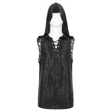 Load image into Gallery viewer, TT243 Computer Ripple Hooded Sleeveless Men's T-Shirt