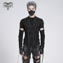Load image into Gallery viewer, TT294 Punk turtleneck tree branch pattern T-shirt