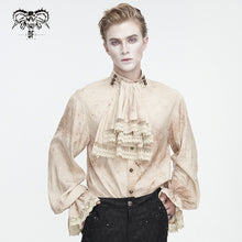 Load image into Gallery viewer, SHT112 tie-dye jacquard detachable tie shirt