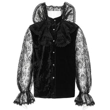 Load image into Gallery viewer, SHT087 Palace pattern flocking shirt