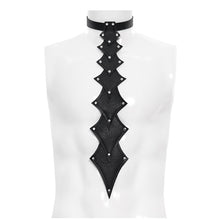 Load image into Gallery viewer, AS295 Punk-Style Faux Leather Pointed Tie