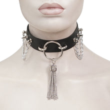 Load image into Gallery viewer, AS161 Fringe chain punk choker