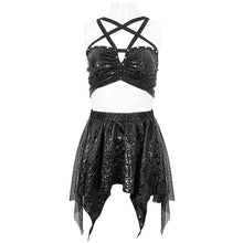 Load image into Gallery viewer, SST020 Pentagram Embossed Camisole Swimsuit Set