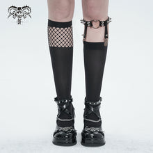 Load image into Gallery viewer, AS155 Heart Shape Ring Elastic Band Asymmetric Socks