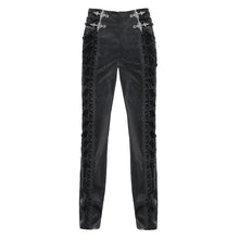 Load image into Gallery viewer, PT29801 Gothic Non-Stretch Patterned Leather Trousers