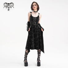 Load image into Gallery viewer, SKT209 Punk Mist Velvet Dress