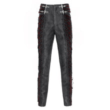 Load image into Gallery viewer, PT29802 Gothic Non-Stretch Patterned Leather Trousers