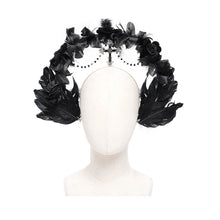 Load image into Gallery viewer, EAS025 Feather and flower headdress headband