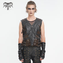 Load image into Gallery viewer, WT08601 hand brushed leather men vest