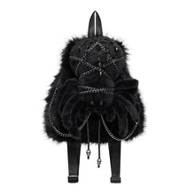 Load image into Gallery viewer, AS31801 Gothic Spider Plush Backpack