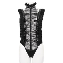 Load image into Gallery viewer, SX021 Lace ruffled sexy underwear jumpsuit