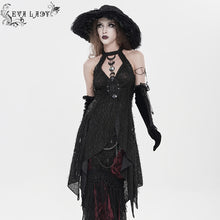 Load image into Gallery viewer, ETT049 Sequined Fringe-Trimmed Sleeveless T-Shirt