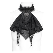 Load image into Gallery viewer, AS27201 Branch patterned rose mesh gothic bow tie