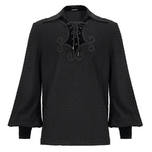Load image into Gallery viewer, SHT086 Neckline hand-embroidery gothic men shirts