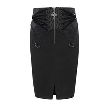 Load image into Gallery viewer, SKT179 One step skirt with center front slit