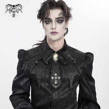 Load image into Gallery viewer, AS28901 Glossy pleated Gothic collar and bow tie
