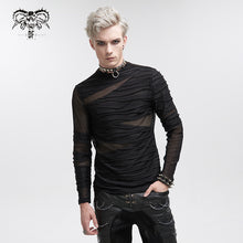 Load image into Gallery viewer, TT174 Men bandage effect knitted T-shirt