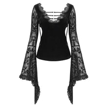 Load image into Gallery viewer, TT258 Hanfu sleeve V-neck waisted women's T-shirt