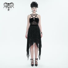 Load image into Gallery viewer, SKT165 Pentagram Velvet Dress