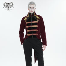 Load image into Gallery viewer, CT20802 wine Embroidered Stand Collar Tuxedo Men's Dress Jacket
