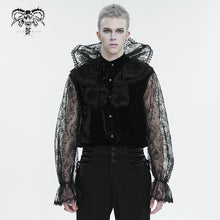 Load image into Gallery viewer, SHT087 Palace pattern flocking shirt