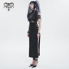 Load image into Gallery viewer, SKT170 Slant-breasted off-the-shoulder knitted midi dress