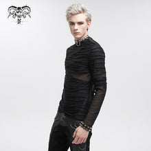 Load image into Gallery viewer, TT174 Men bandage effect knitted T-shirt