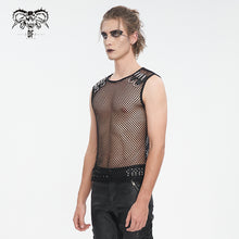Load image into Gallery viewer, TT273 Sleeveless mesh men's T-shirt