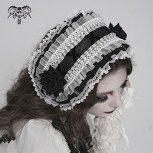 Load image into Gallery viewer, AS27602 Lolita Rose Flower Headband with Veil