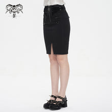 Load image into Gallery viewer, SKT179 One step skirt with center front slit